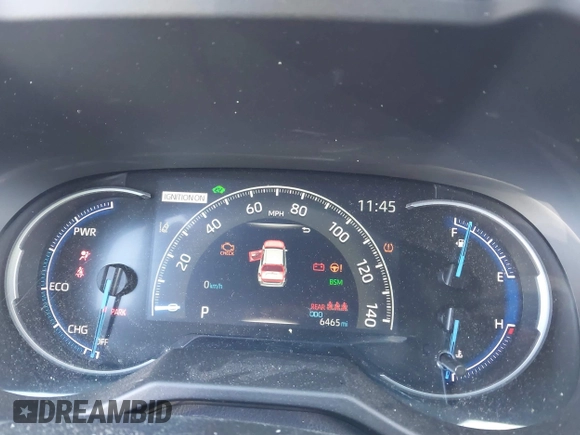 2024 Toyota RAV4 Hybrid SE with VIN 2T3T6RFV0RW051283, listed as a IAAI auction lot 41698931 with 6,465 mi miles and . Bid and sale history available at DreamBid. Image 7.