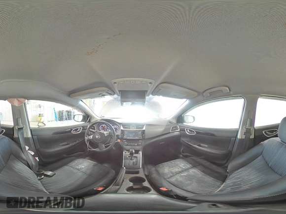 2017 Nissan Sentra SV with VIN 3N1AB7AP3HY206288, listed as a Copart auction lot 59422415 with 136,201 mi miles and Salvage title. Bid and sale history available at DreamBid. Image 15.