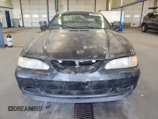 1997 Ford Mustang with VIN 1FALP4047VF158249, listed as a Copart auction lot 55669455 with 175,458 mi miles and Salvage title. Bid and sale history available at DreamBid. Image 5.