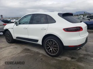 2015 Porsche Macan S with VIN WP1AB2A57FLB72505, listed as a Copart auction lot 48816335 with 41,748 mi miles and Salvage Title. Bid and sale history available at carsss.com. Image 2.