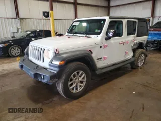 2023 Jeep Wrangler Sport z VIN 1C4HJXDG1PW619939, wystawiony jako Copart lot #51923345 z przebiegiem 24 204 mil mil oraz Szkoda całkowita • Salvage title. Historia ofert i sprzedaży dostępna na DreamBid. Obrazek 1.