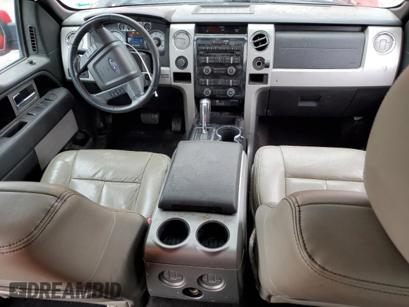 2009 Ford F-150 XL with VIN 1FTPW14V79FA70128, listed as a Copart auction lot 58830945 with 266,689 mi miles and Salvage title. Bid and sale history available at DreamBid. Image 8.