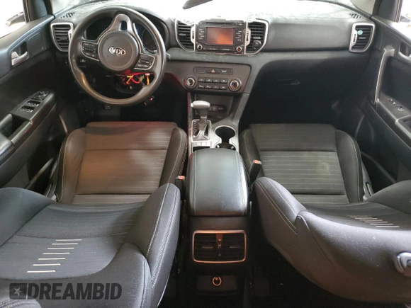 2018 Kia Sportage LX with VIN KNDPM3AC4J7375184, listed as a Copart auction lot 62231484 with 124,179 mi miles and Salvage Title. Bid and sale history available at carsss.com. Image 8.