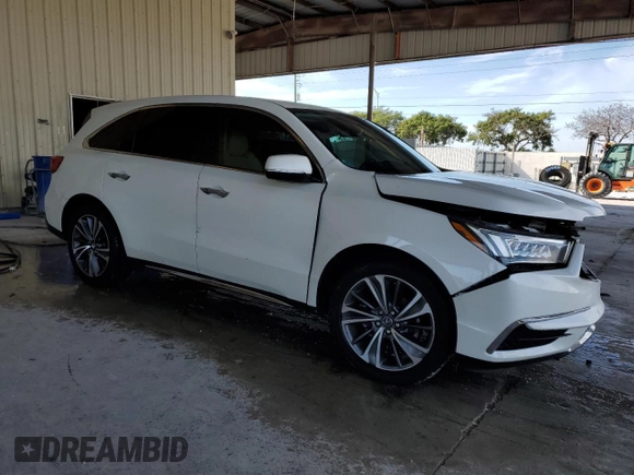2019 Acura MDX Technology z VIN 5J8YD3H50KL001807, wystawiony jako Copart lot #87128534 z przebiegiem 55 954 mil mil oraz Nie do naprawy • Non repairable. Historia ofert i sprzedaży dostępna na DreamBid. Obrazek 4.