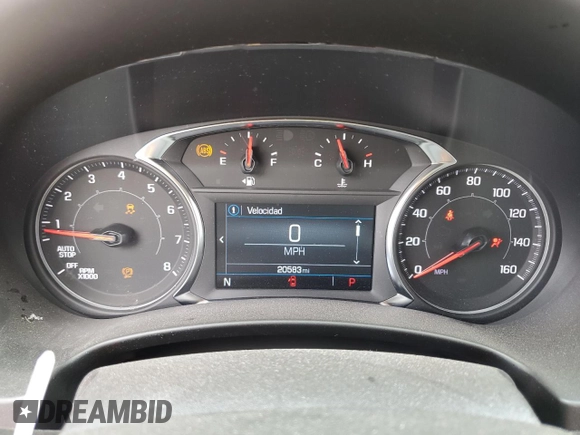 2024 GMC Terrain SLE with VIN 3GKALMEG9RL241746, listed as a Copart auction lot 55422785 with 20,583 mi miles and Salvage title. Bid and sale history available at DreamBid. Image 9.