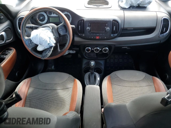 2015 FIAT 500L Urbana Trekking with VIN ZFBCFADH0FZ031337, listed as a Copart auction lot 54044874 with 0 mi miles and Non Repairable. Bid and sale history available at carsss.com. Image 8.