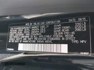 2016 Volvo XC60 T6 Drive-E z VIN YV449MDK0G2825672, wystawiony jako IAAI lot #41351214 z przebiegiem 140 633 mil mil oraz . Historia ofert i sprzedaży dostępna na DreamBid. Obrazek 9.