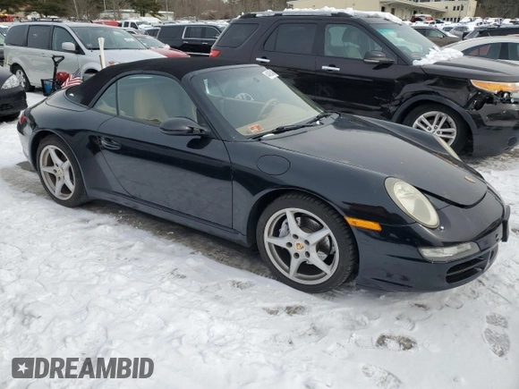 2005 Porsche 911 Carrera with VIN WP0CA29935S755209, listed as a Copart auction lot 44885425 with 123,401 mi miles and Clean Title. Bid and sale history available at carsss.com. Image 4.