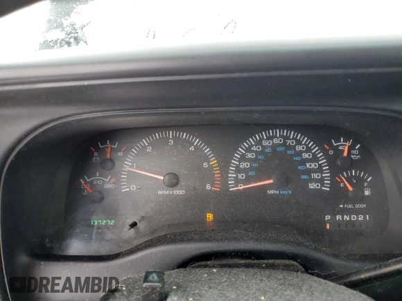 2000 Dodge Dakota SLT with VIN 1B7GG22X1YS504086, listed as a Copart auction lot 44283195 with 137,272 mi miles and Clean Title. Bid and sale history available at DreamBid. Image 9.