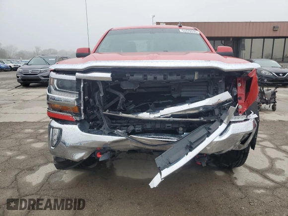 2018 Chevrolet Silverado 1500 LT with VIN 1GCVKREC5JZ325988, listed as a Copart auction lot 52478535 with 57,258 mi miles and Salvage Title. Bid and sale history available at DreamBid. Image 5.