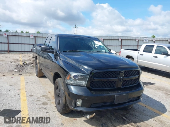 2014 Ram 1500 Express with VIN 1C6RR6FT9ES198064, listed as a IAAI auction lot 42473916 with 180,137 mi miles and . Bid and sale history available at DreamBid. Image 1.