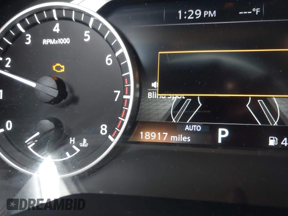 2024 Nissan Pathfinder Rock Creek with VIN 5N1DR3BDXRC295432, listed as a IAAI auction lot 42453531 with 18,917 mi miles and . Bid and sale history available at DreamBid. Image 7.
