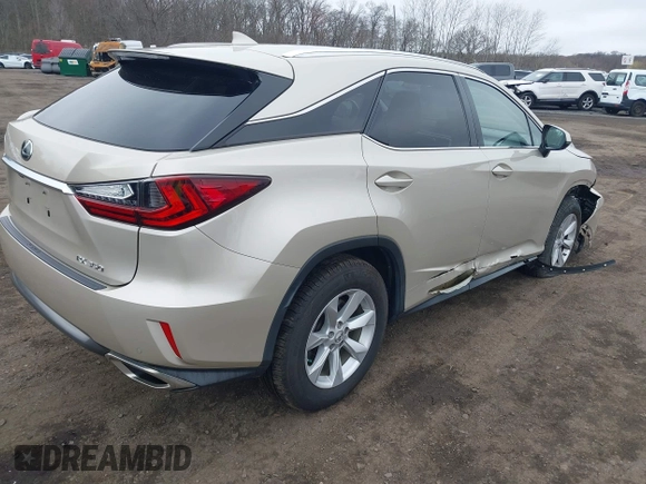 2016 Lexus RX 350 with VIN 2T2ZZMCA5GC016957, listed as a IAAI auction lot 41843482 with 36,338 mi miles and . Bid and sale history available at DreamBid. Image 4.