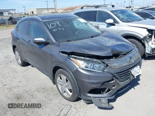 2019 Honda HR-V EX with VIN 3CZRU5H57KM726974, listed as a IAAI auction lot 41959748 with 62,065 mi miles. Bid and sale history available at carsss.com. Image 1.