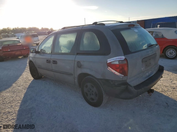 2001 Dodge Caravan SE with VIN 1B8GP25341B203225, listed as a Copart auction lot 81537334 with 244,529 mi miles and Salvage Title. Bid and sale history available at carsss.com. Image 2.