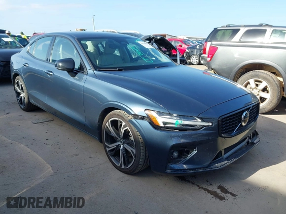 2024 Volvo S60 Core Dark Theme with VIN 7JRL12TKXRG295195, listed as a IAAI auction lot 42616001 with 37,540 mi miles and . Bid and sale history available at DreamBid. Image 1.