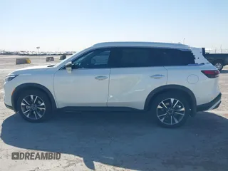 2023 Infiniti QX60 Luxe z VIN 5N1DL1FS2PC348961, wystawiony jako IAAI lot #41831192 z przebiegiem 51 202 mil mil oraz . Historia ofert i sprzedaży dostępna na DreamBid. Obrazek 14.