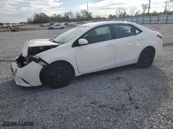 2016 Toyota Corolla L with VIN 2T1BURHE5GC727586, listed as a Copart auction lot 88857785 with 0 mi miles and Salvage Title. Bid and sale history available at carsss.com. Image 1.