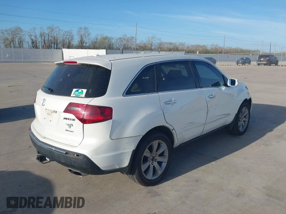 2013 Acura MDX Advance with VIN 2HNYD2H80DH509661, listed as a IAAI auction lot 41815915 with 171,676 mi miles and . Bid and sale history available at DreamBid. Image 4.