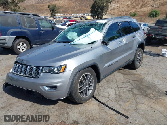 2020 Jeep Grand Cherokee Limited with VIN 1C4RJEBG2LC202014, listed as a IAAI auction lot 40654091 with 77,260 mi miles. Bid and sale history available at carsss.com. Image 17.