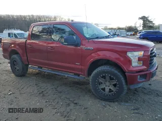 2016 Ford F-150 XL with VIN 1FTEW1CP2GKD09566, listed as a Copart auction lot 49182475 with 117,130 mi miles and Salvage Title. Bid and sale history available at DreamBid. Image 4.