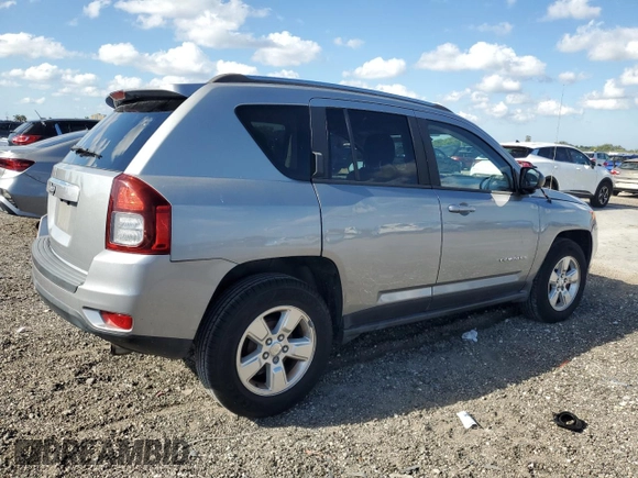 2015 Jeep Compass Sport with VIN 1C4NJCBA9FD198041, listed as a Copart auction lot 50901245 with 77,091 mi miles and Salvage Title. Bid and sale history available at carsss.com. Image 3.