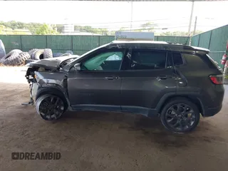 2021 Jeep Compass 80th Anniversary with VIN 3C4NJDEB5MT513841, listed as a IAAI auction lot 40493968 with 45,019 mi miles and . Bid and sale history available at DreamBid. Image 13.