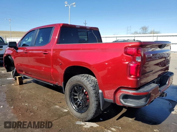 2023 Chevrolet Silverado 1500 RST with VIN 1GCUDEED8PZ206719, listed as a Copart auction lot 50555575 with 15,310 mi miles and Salvage Title. Bid and sale history available at DreamBid. Image 2.