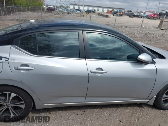 2021 Nissan Sentra SV with VIN 3N1AB8CV0MY208320, listed as a IAAI auction lot 42039115 with 40,728 mi miles and . Bid and sale history available at DreamBid. Image 13.