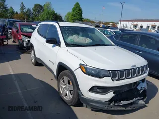 2022 Jeep Compass Latitude с VIN 3C4NJCBB1NT137963, выставлен на аукционе IAAI как лот 42027669 с пробегом 46 324 миль миль и . История ставок и продаж доступна на DreamBid. Изображение 1.