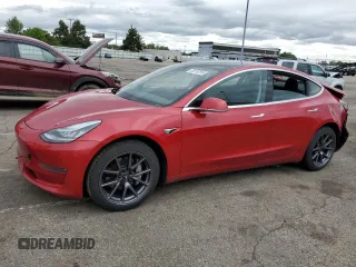 2020 Tesla Model 3 Long Range with VIN 5YJ3E1EB1LF636902, listed as a Copart auction lot 55252255 with 71,273 mi miles and Clean Title. Bid and sale history available at DreamBid. Image 1.