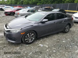 2017 Honda Civic EX z VIN 2HGFC2F74HH502925, wystawiony jako Copart lot #59229705 z przebiegiem 92 396 mil mil oraz Szkoda całkowita • Salvage title. Historia ofert i sprzedaży dostępna na DreamBid. Obrazek 1.