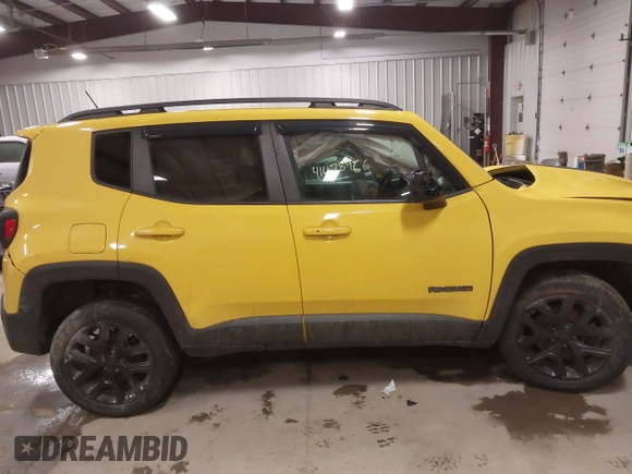 2017 Jeep Renegade Latitude with VIN ZACCJBBBXHPE75052, listed as a IAAI auction lot 41478966 with 100,663 mi miles. Bid and sale history available at carsss.com. Image 13.