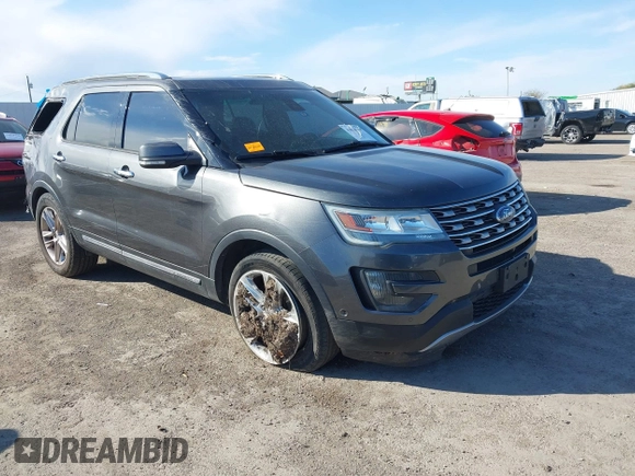 2016 Ford Explorer Limited with VIN 1FM5K7FH8GGB61814, listed as a IAAI auction lot 41044088 with 113,827 mi miles and . Bid and sale history available at DreamBid. Image 1.