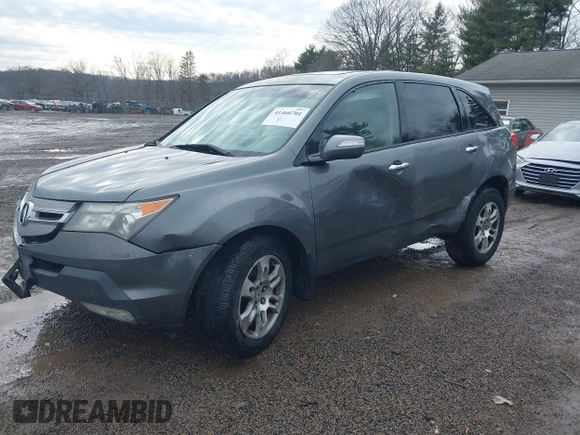 2008 Acura MDX Tech/Pwr Tail Gate with VIN 2HNYD28668H550767, listed as a IAAI auction lot 41460701 with 165,769 mi miles. Bid and sale history available at carsss.com. Image 19.