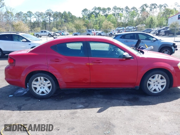 2013 Dodge Avenger SE with VIN 1C3CDZABXDN529054, listed as a IAAI auction lot 41881632 with 179,519 mi miles and . Bid and sale history available at DreamBid. Image 13.