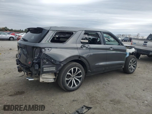 2020 Ford Explorer ST with VIN 1FM5K8GC2LGB88459, listed as a Copart auction lot 51740465 with 69,759 mi miles and Salvage Title. Bid and sale history available at DreamBid. Image 3.