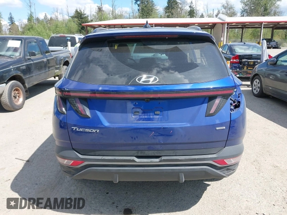 2023 Hyundai Tucson SEL with VIN 5NMJFCAE7PH169246, listed as a IAAI auction lot 42078051 with 18,036 mi miles. Bid and sale history available at carsss.com. Image 17.