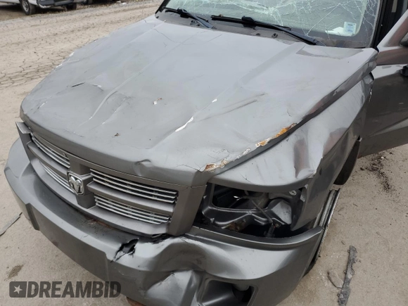 2010 Dodge Dakota SXT with VIN 1D7CW3GP7AS176121, listed as a Copart auction lot 85169354 with Not Provided miles and Salvage Title. Bid and sale history available at DreamBid. Image 11.