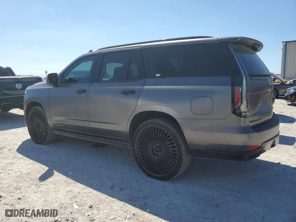 2024 Cadillac Escalade 4WD Sport Platinum with VIN 1GYS4GKL1RR207819, listed as a Copart auction lot 73347124 with 21,545 mi miles and Salvage Title. Bid and sale history available at carsss.com. Image 2.