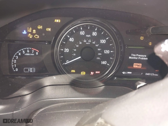 2019 Honda HR-V EX-L with VIN 3CZRU6H70KM710784, listed as a IAAI auction lot 41391516 with 48,123 mi miles. Bid and sale history available at carsss.com. Image 7.