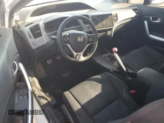2012 Honda Civic Si with VIN 2HGFG4A58CH701393, listed as a Copart auction lot 60273605 with Not provided miles and Salvage title. Bid and sale history available at DreamBid. Image 8.