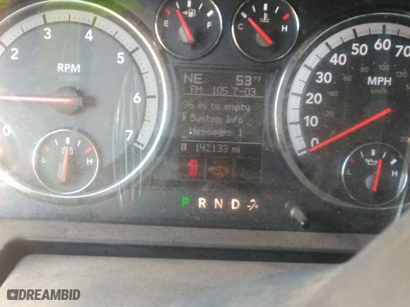 2009 Dodge Ram 1500 SLT with VIN 1D3HB18T79S793419, listed as a IAAI auction lot 40918211 with 142,133 mi miles. Bid and sale history available at carsss.com. Image 15.