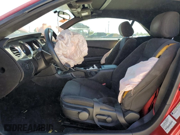 2013 Ford Mustang V6 with VIN 1ZVBP8EM9D5217390, listed as a Copart auction lot 50158865 with 128,928 mi miles and Salvage title. Bid and sale history available at DreamBid. Image 7.