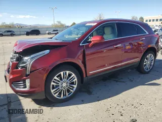 2017 Cadillac XT5 Premium Luxury AWD with VIN 1GYKNERS8HZ198534, listed as a Copart auction lot 49631255 with 82,414 mi miles and Salvage Title. Bid and sale history available at carsss.com. Image 1.