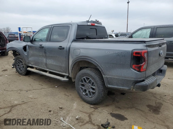 2024 Ford Ranger XLT with VIN 1FTER4HH9RLE04889, listed as a Copart auction lot 83537294 with 7,557 mi miles and Non Repairable. Bid and sale history available at carsss.com. Image 2.