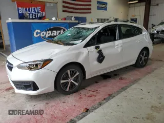 2023 Subaru Impreza Premium z VIN 4S3GTAV61P3715502, wystawiony jako Copart lot #55922275 z przebiegiem 16 088 mil mil oraz Szkoda całkowita • Salvage title. Historia ofert i sprzedaży dostępna na DreamBid. Obrazek 1.