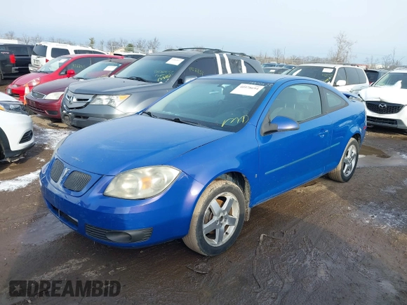 2008 Pontiac G5 with VIN 1G2AL18F887188705, listed as a IAAI auction lot 40978694 with 148,438 mi miles. Bid and sale history available at carsss.com. Image 2.