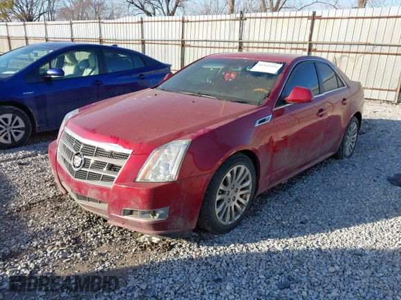 2011 Cadillac CTS Premium with VIN 1G6DS5ED5B0121939, listed as a IAAI auction lot 41506316 with 157,918 mi miles. Bid and sale history available at carsss.com. Image 2.
