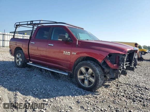 2015 Ram 1500 Outdoorsman with VIN 1C6RR7LTXFS636201, listed as a Copart auction lot 60729615 with Not provided miles and Salvage title. Bid and sale history available at DreamBid. Image 4.